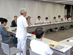 琉球大医学部生、北秋田市民病院で研修
